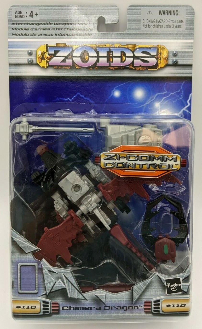 Vintage 2002 Hasbro Zoids Crimson Dragon Action Figure Sealed New MOC