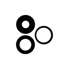 Sapphire Glass Camera Lens Set Back 3 Parts for iPhone 15 Pro 15 Pro Max Premium