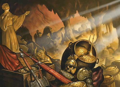 ✰SHIPS FREE/US✰ D&D Miniatures ✰ DRAGON’S HOARD SCENARIO ✰ & Battle Map ✰RARE✰ - Picture 7 of 7