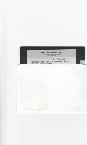 PERSTOR 200 CONTROLLER auf 5,25" Disc für IBM kompatible PC Computer (ungetestet)