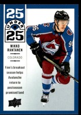 2018-19 Upper Deck 25 Under Mikko Rantanen #U25-5