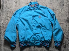 West Ark Button Up Southwestern Jacket Men's Size XL Teal Made In USA