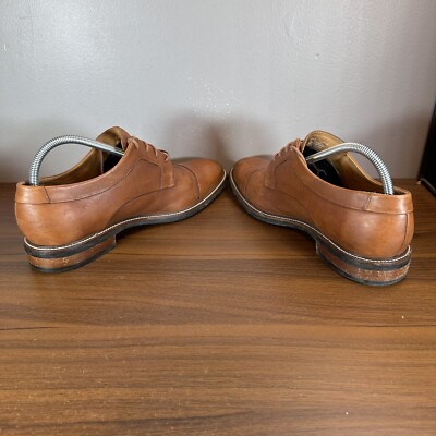 Cole Haan Shoes Mens 9.5 M Grand OS Oxford Brown Leather Cap  display picture 1