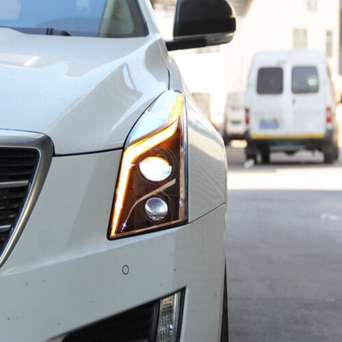 Devil eye LED Headlights For Cadillac ATS ATS-L 2013-2019 Sequential Front Lamps - Picture 22 of 24
