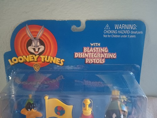 VINTAGE LOONEY TUNES DUCK DODGERS AND MARVIN THE MARTIAN SET - Playmates 1997 - Picture 5 of 8