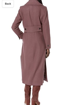 Kenneth Cole Women's Classic Wool Maxi Coat NWT SIZE 12 Retail $400