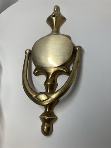 Vintage Imperial Style Brass Door Knocker 8" x 3.5'' Needs Screws