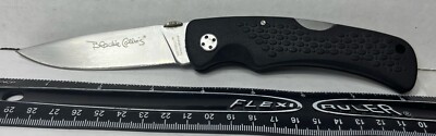 Vintage Meyerco Blackie Collins Pocket knife 8.25'' long with 3.5'' blade Nice