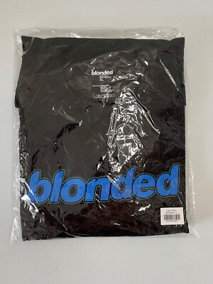 Frank Ocean Blonded Logo T-Shirt Black Blue X-Large Brand New | eBay