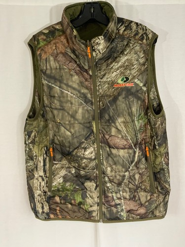 Mossy Oak Camo Reversible Vest 3M Thinsulate Men's Large Free Ship - Picture 2 of 8