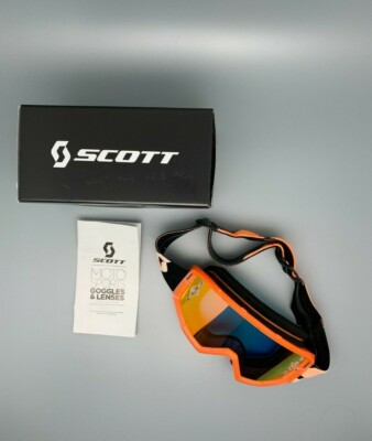 SCOTT PRIMAL MOTOCROSSBRILLE MOTOCROSS BRILLE CROSS ORANGE VERSPIEGELT