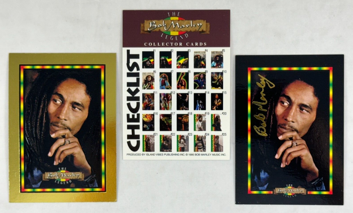 THE BOB MARLEY LEGEND 50th ANNIV 1995 Complete 50 Card Set + ALL
