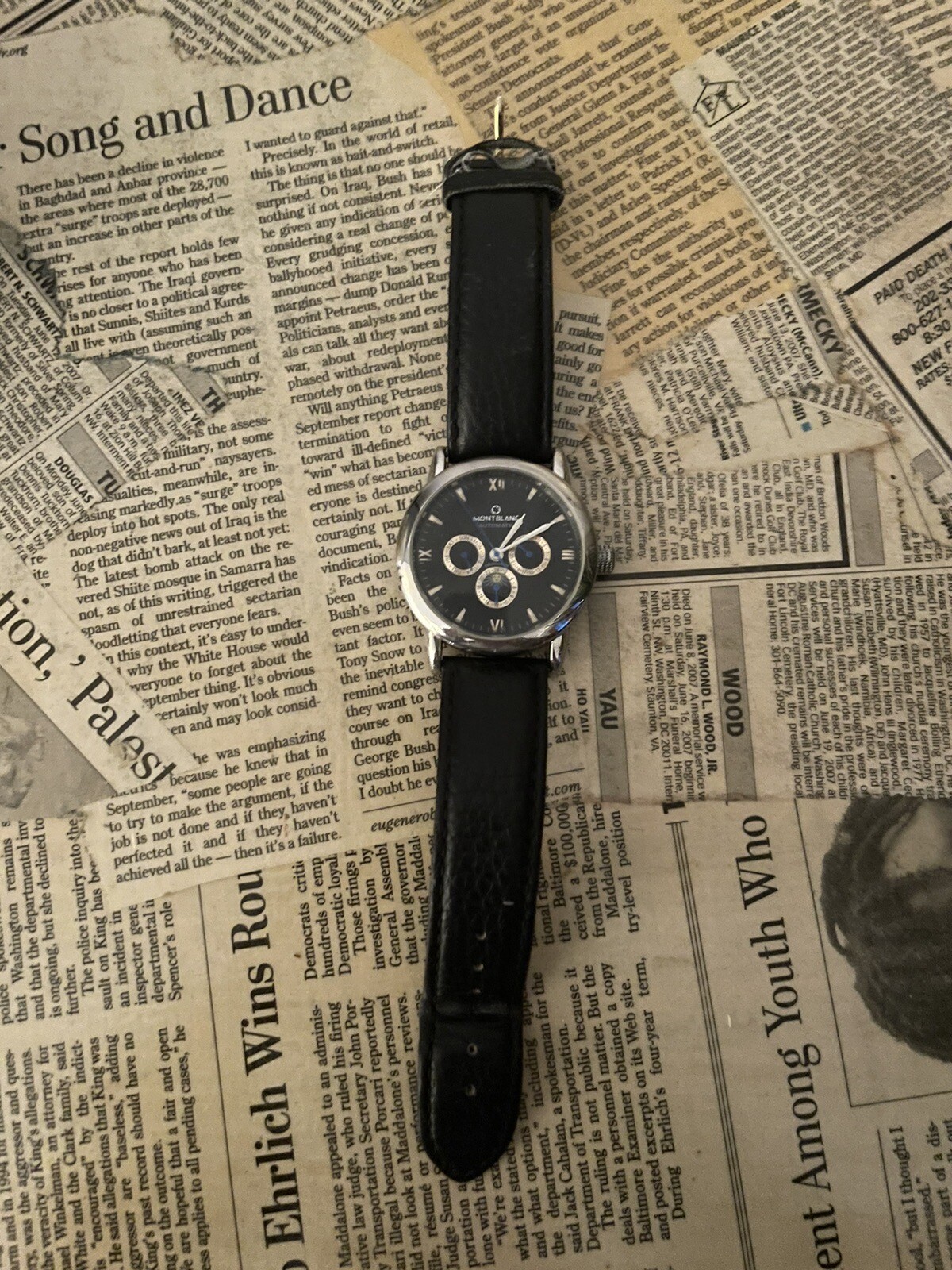 Montblanc Men’s Automatic Watch eBay