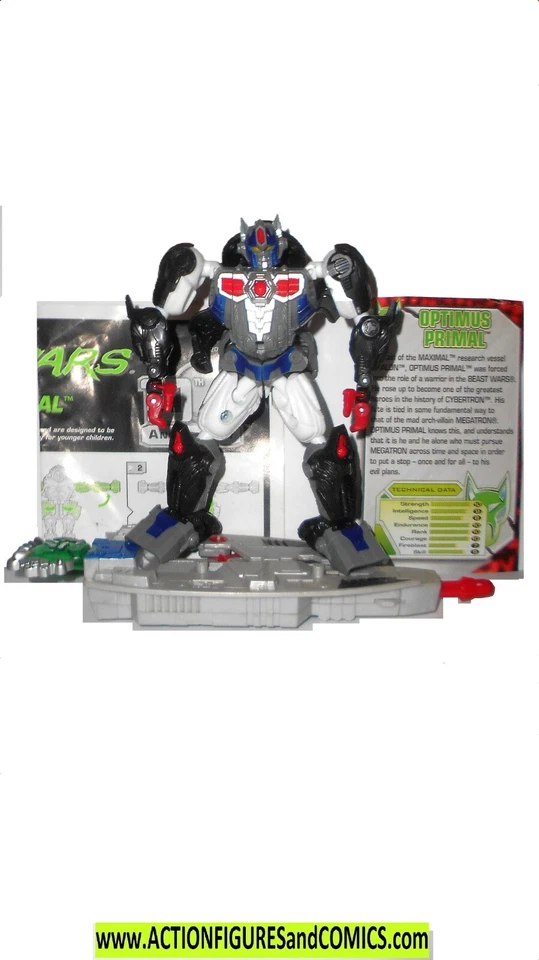 Transformers Beast Wars 10th anniversary OPTIMUS PRIMAL prime 2006 2005 gorilla - Image 2 of 4