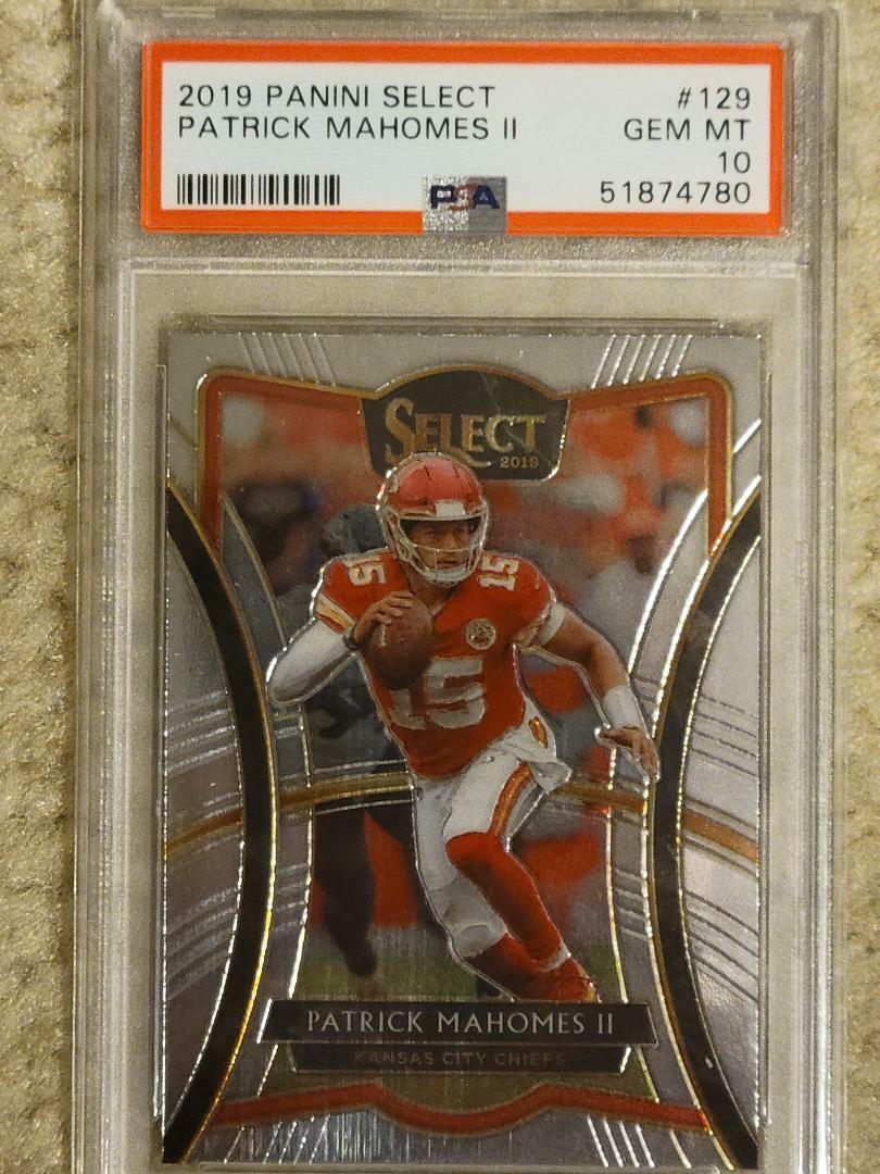 2019 Panini Select PATRICK MAHOMES II Premier Level #129 PSA 10