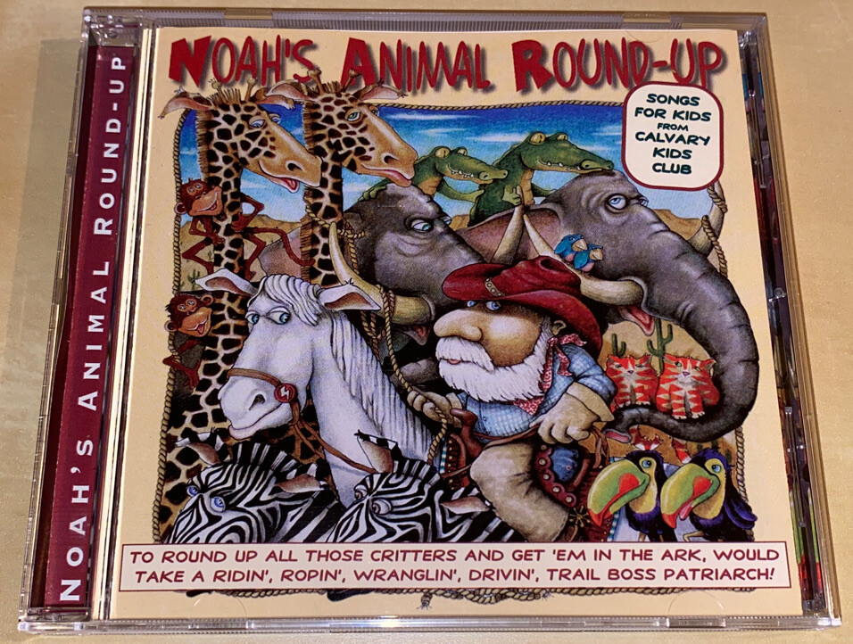 Calvary Kids Club: Noah’s Animal Round-Up (CD, 1994/1995, Corona Del Rey) RARE