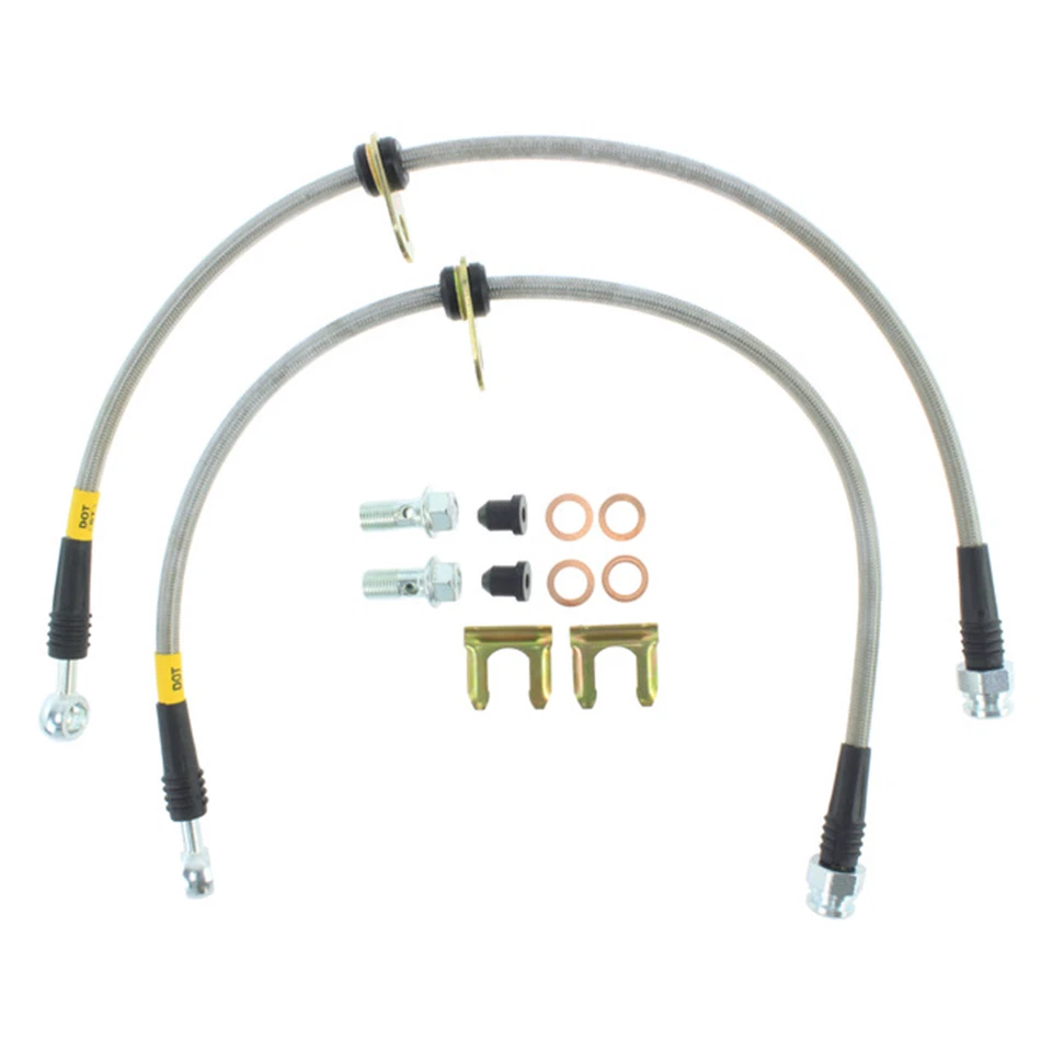 Líneas de freno delanteras StopTech Centic de acero inoxidable para Subaru Legacy 2000-2009 Foto 4 de 4