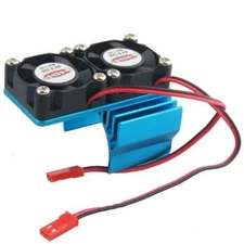 Rc Car Motor Heatsink & Dual Fan For Traxxas Trx4 Tactical Bronco Defender