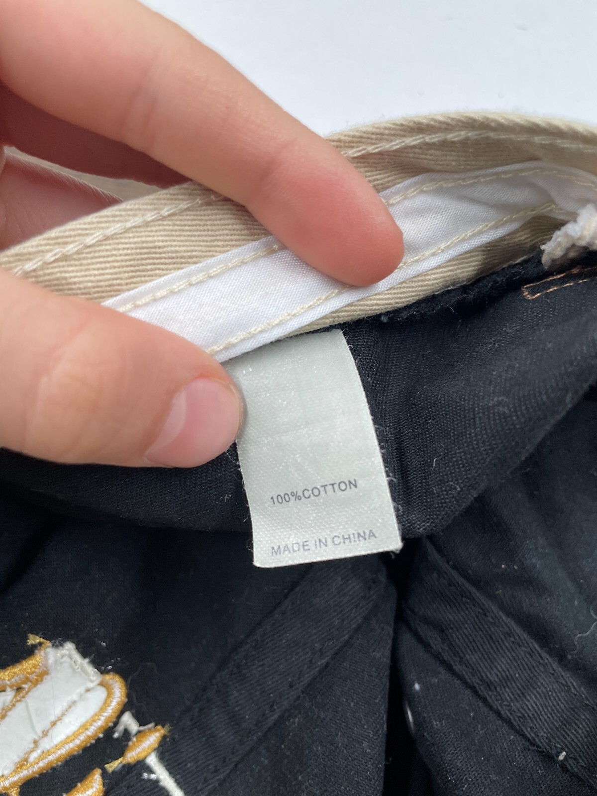 Brails Script Logo Strap Back Black Hat Cap By Ri… - image 8