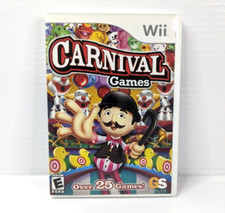 Carnival Games (Nintendo Wii, 2007) Complete w/ Manual CIB Tested