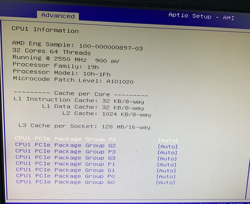 Supermicro H13SSL-N MB + AMD EPYC Genoa 9334 QS + 8x 32GB (256G) Ram + 4U Cooler - Bild 11 von 11