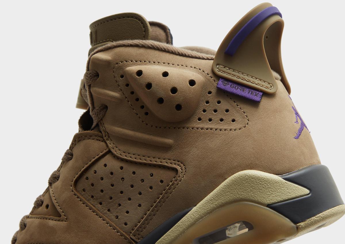 Size 7 - Air Jordan 6 Retro GORE-TEX Brown Kelp W for sale online