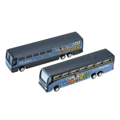 Disney Store Japan Mickey & Friends Diecast Bus DATED 2023 Width