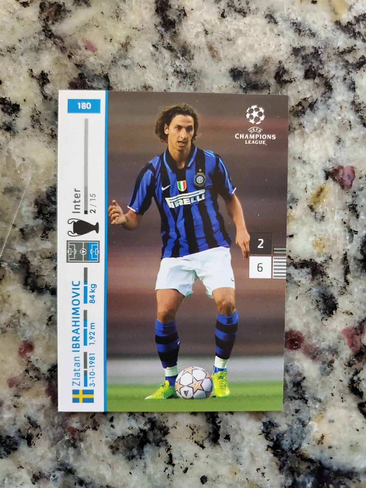 Zlatan Ibrahimovic trading card