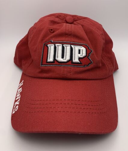 Indiana University of Pennsylvania IUP Crimson Hawks OSFA Mütze Baseball Cap Neu! - Bild 2 von 10