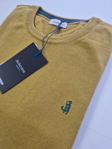 Maglia JECKERSON UOMO MAN Maglione SWEATER Lana Cotone OCRA SENAPE Pullover 149€ - Foto 2 di 5