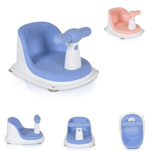 Moni Baby-Badesitz Bernie HA-B39 Badering, rutschfeste Basis, Rückenlehne, Griff - Bild 8 von 13