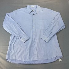 Pronto Uomo Shirt 16.5 Mens Purple 2 Ply Cotton Button up Long Sleeve Italy