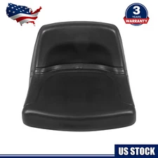 Lawn Mower Garden Tractor Seat Black Waterproof Low Back