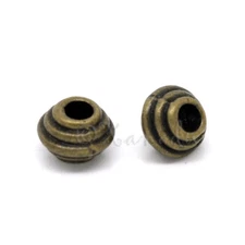 Antiqued Bronze Beads 6mm Wholesale Spacer Beads B4498 - 20, 50 Or 100PCs