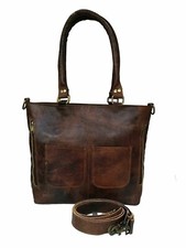 15 In Women's Leather Handbags Tote Bag Purse Work Office Carryall Shoulder Bags