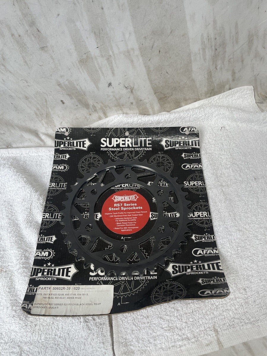 Superlite RS7 Rear Steel Sprocket 520 Pitch Ducati 620 695
