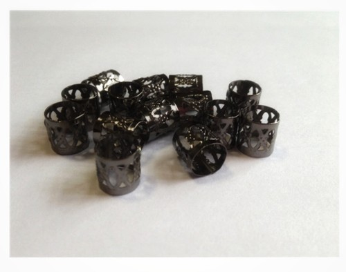 Dreadlock Beads Quality Hair Jewellery Braids Adjustable Metal Cuffs Clips AU - Picture 32 of 37