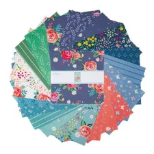 Poppy & Posey, Layer Cake, Dodi Lee Poulsen, Riley Blake Designs, Precut Fabric