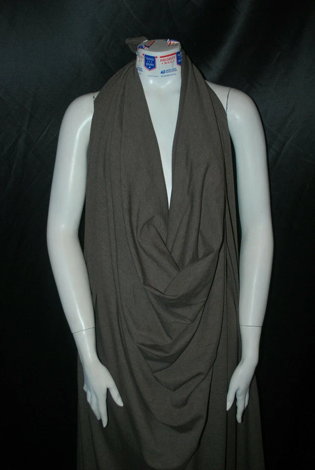 Jersey tejido de lycra de algodón de bambú 4 vías spandex 10 oz brezo L/YD por yarda Foto 4 de 4