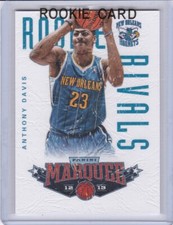 DAMIAN LILLARD & ANTHONY DAVIS ROOKIE CARD 2012 Dual RC Basketball Marquee Rival