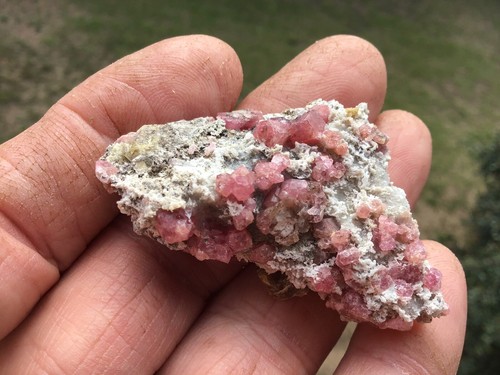Strawberry Pink Garnets In Matrix - Picture 5 of 12