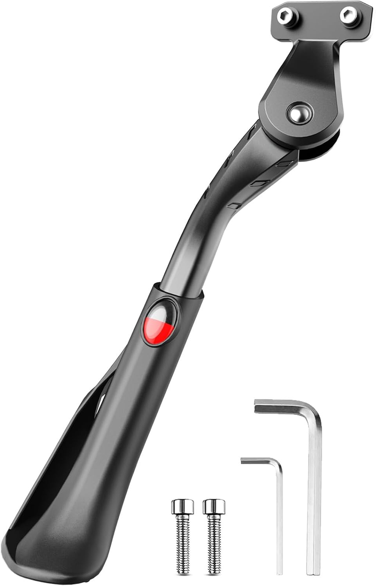 Bicycle Aluminum Alloy Adjustable Kickstand For 24-29 Inch Bikes - Heavy Duty Bike Stand