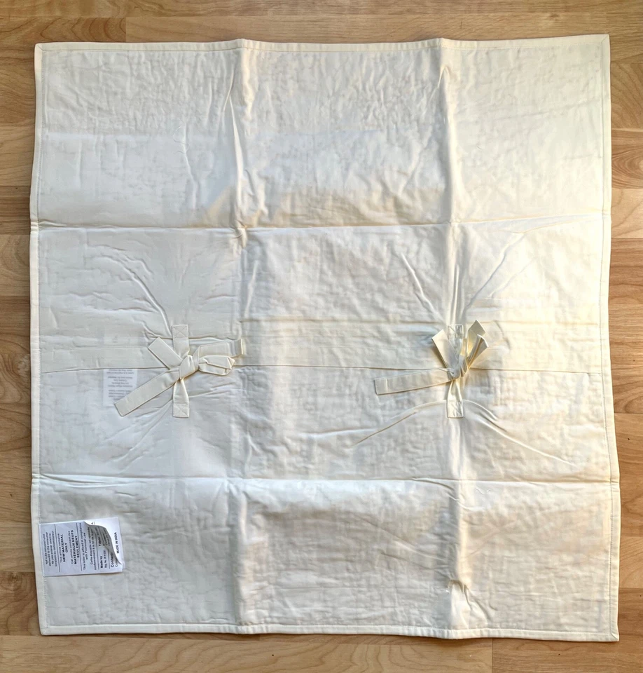 Pottery Barn SONGBIRD acolchado Euro Sham 26x26: algodón amarillo y blanco (solo uno) Foto 3 de 4