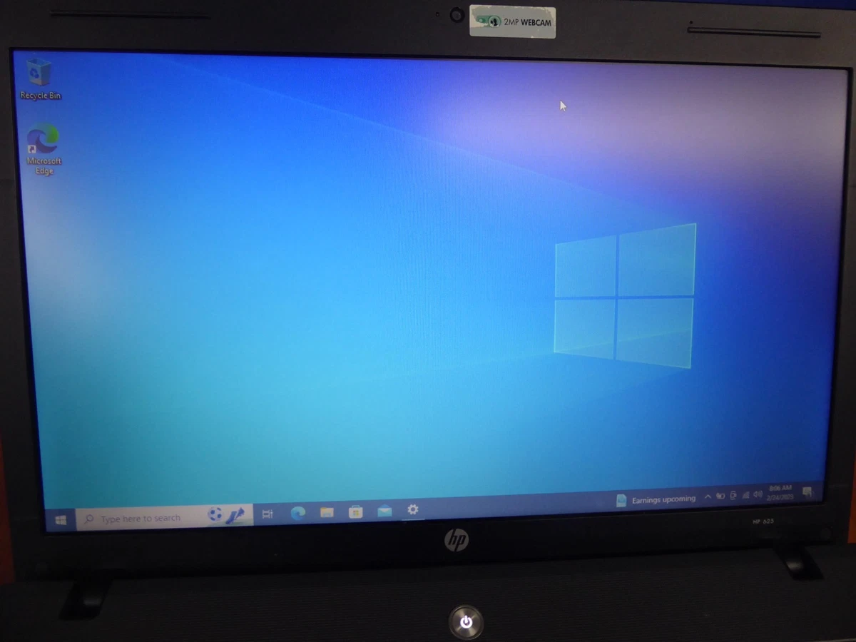 HP 625 15.6" LAPTOP AMD ATHLON II P340 DC 2.2GHz 8GB 320GB WINDOWS.