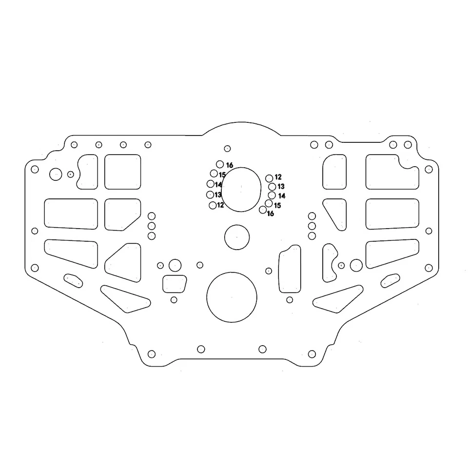 Carbon Fiber Center Gearbox Guard Plate for Losi LMT 4WD Solid Axle1/8 RC Car - Image 2 of 4
