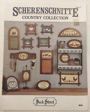 Scherenschnitte Country Collection German Art Paper Cutting Pattern Book 1985