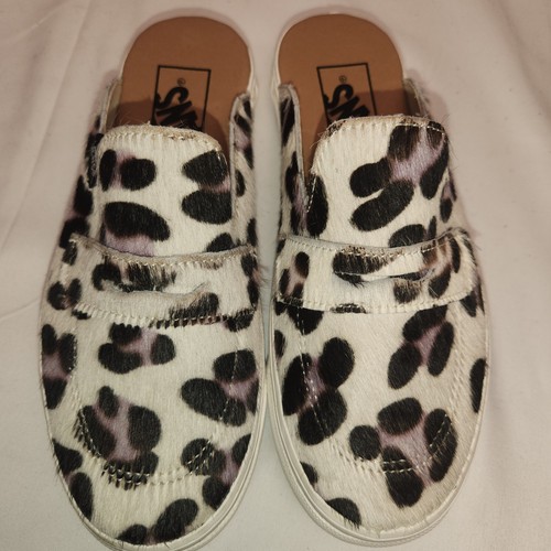 NWT VANS Style 53 Mule DX Slip-On Sneakers Shoes Womens 5.5 Cheetah Calf Hair - Picture 3 of 7