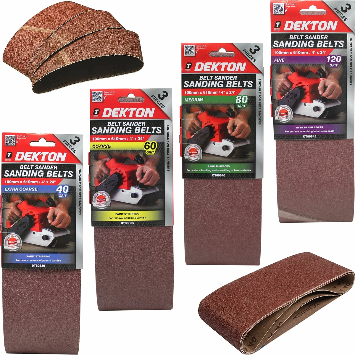 100mm x deals 610mm sanding belts