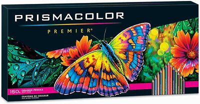 Prismacolor 150 Colored Pencils Soft Core Leads Waterproof Drawing