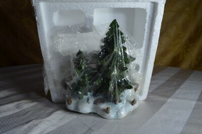 Vintage Department 56 Dickens Village Series “Double Pine Trees